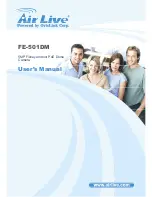 Air Live FE-501DM User Manual предпросмотр