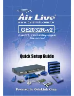 Air Live GE2032R-v2 Quick Setup Manual preview