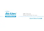 Preview for 1 page of Air Live WFP-101U v2 Quick Start Manual