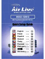 Preview for 1 page of Air Live WIAS-1200G Quick Setup Manual