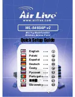 Air Live WL-5460AP v2 Quick Setup Manual preview