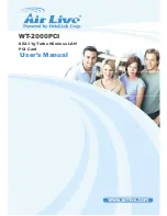 Air Live WT-2000PCI User Manual preview