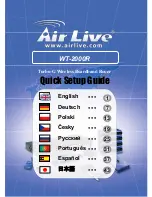 Air Live WT-2000R Quick Setup Manual preview