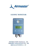 Air Master OZONE MONITOR Instruction Manual preview