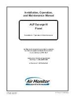 Air Monitor AUTO-purge III Installation, Operation And Maintenance Manual предпросмотр