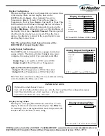 Предварительный просмотр 12 страницы Air Monitor ELECTRA-flo G5 Installation, Operation And Maintenance Manual