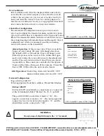 Предварительный просмотр 13 страницы Air Monitor ELECTRA-flo G5 Installation, Operation And Maintenance Manual