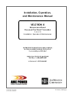 Air Monitor VELTRON II Installation, Operation And Maintenance Manual preview