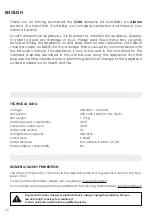 Preview for 10 page of Air Naturel air&me GOTA User Manual