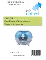 Air Naturel DH 30-1 User Manuals preview