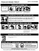 Air-O-Swiss AOS 7145 Ultrasonic Quick Setup Manual preview