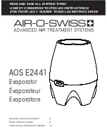 Air-O-Swiss AOS E2441 Operating Instructions Manual preview