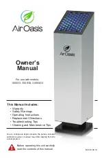 Preview for 1 page of Air Oasis 1000G3 Owner'S Manual