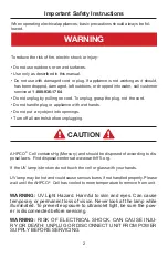 Preview for 3 page of Air Oasis 1000G3 Owner'S Manual