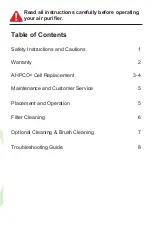 Preview for 3 page of Air Oasis AO5000PRO Owner'S Manual