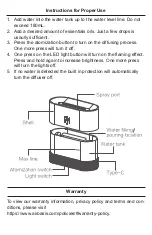 Preview for 3 page of Air Oasis OilFD-B Owner'S Manual