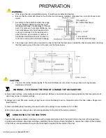 Preview for 4 page of Air-Pro 01A series Installation Instructions & Use & Care Manual