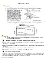 Preview for 4 page of Air-Pro 06E Series Installation Instructions & Use & Care Manual