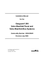 Предварительный просмотр 1 страницы Air Products Gasguard 250 Installation Manual