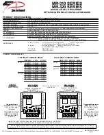 Air Products MR-311 Installation Manual preview