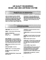 Preview for 3 page of Air Quality Engineering AQE2000 Owner'S Manual