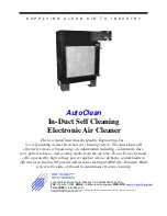 Air Quality Engineering AutoClean Manual preview