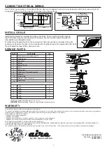 Предварительный просмотр 4 страницы Air Specialties Softaire SAS-80DC3 Manual