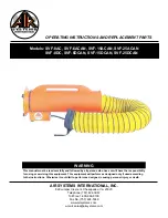 Preview for 1 page of AIR SYSTEMS INTERNATIONAL SVF-15ACAN Operating Instructions And Replacement Parts