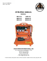 AIR SYSTEMS BB100-CO Operating Manual предпросмотр