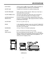 Предварительный просмотр 5 страницы Air Techniques A/T2000 XR Service Manual