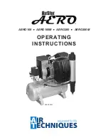 Air Techniques AERO100 Operating Instructions Manual предпросмотр