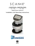 Preview for 1 page of Air Techniques J1100 Installation And Operating Instructions Manual