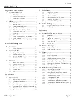 Preview for 3 page of Air Techniques J1100 Installation And Operating Instructions Manual