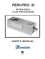 Air Techniques PERI-PRO III User Manual предпросмотр