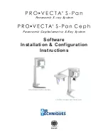 Air Techniques ProVecta S-Pan Software Installation & Configuration предпросмотр