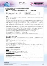 Preview for 1 page of Air Torque EDITION 2010 DR/SC Installation, Maintenance And Operating Instruction Manual