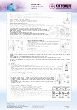 Preview for 4 page of Air Torque EDITION 2010 DR/SC Installation, Maintenance And Operating Instruction Manual