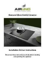 Preview for 1 page of Air Uno Diamond 60 Installation & User'S Instructions