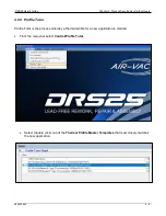 Preview for 70 page of Air-Vac DRS25 User Manual