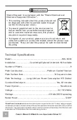 Предварительный просмотр 12 страницы Air Water Life Aqua-Ionizer Deluxe 9.0 Owner'S Manual