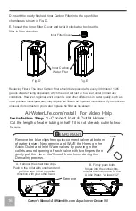 Предварительный просмотр 18 страницы Air Water Life Aqua-Ionizer Deluxe 9.0 Owner'S Manual