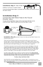 Предварительный просмотр 19 страницы Air Water Life Aqua-Ionizer Deluxe 9.0 Owner'S Manual