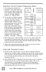 Предварительный просмотр 28 страницы Air Water Life Aqua-Ionizer Deluxe 9.0 Owner'S Manual