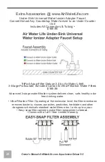 Предварительный просмотр 30 страницы Air Water Life Aqua-Ionizer Deluxe 9.0 Owner'S Manual