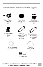 Preview for 3 page of Air Water Life Aqua-Ionizer Deluxe AID9500A Owner'S Manual