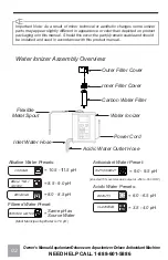 Preview for 4 page of Air Water Life Aqua-Ionizer Deluxe AID9500A Owner'S Manual