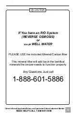 Preview for 7 page of Air Water Life Aqua-Ionizer Deluxe AID9500A Owner'S Manual