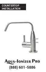 Preview for 1 page of Air Water Life Aqua-Ionizer Pro Countertop Sink Kit Installation