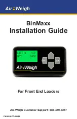 Предварительный просмотр 1 страницы Air Weigh BinMaxx Installation Manual