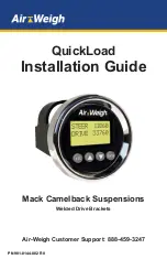 Preview for 1 page of Air Weigh QuickLoad Installation Manual